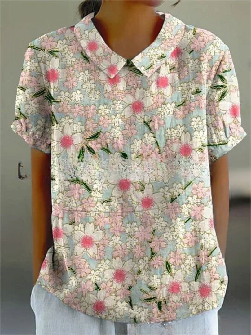 Carla - Camisa floral elegante