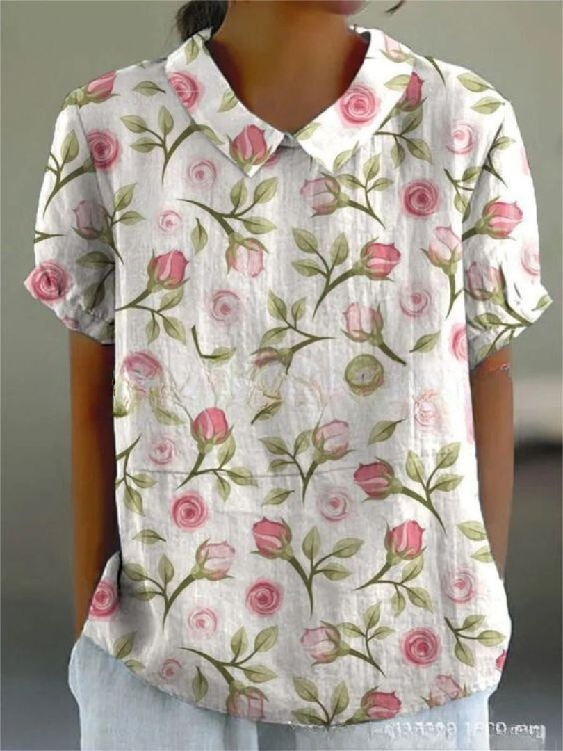 Carla - Camisa floral elegante