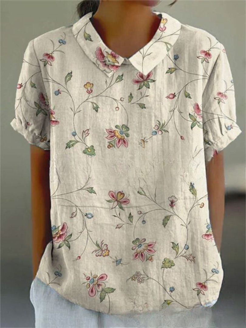 Carla - Camisa floral elegante