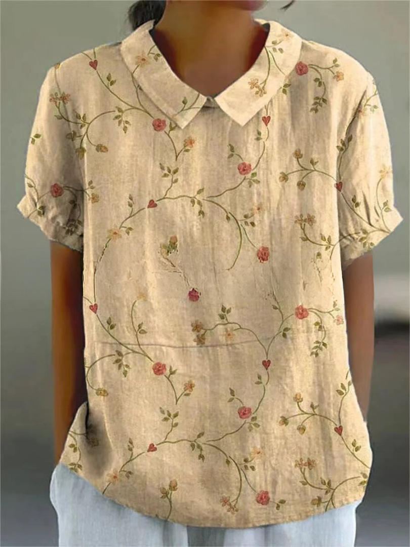Carla - Camisa floral elegante