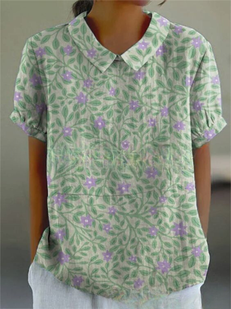 Carla - Camisa floral elegante