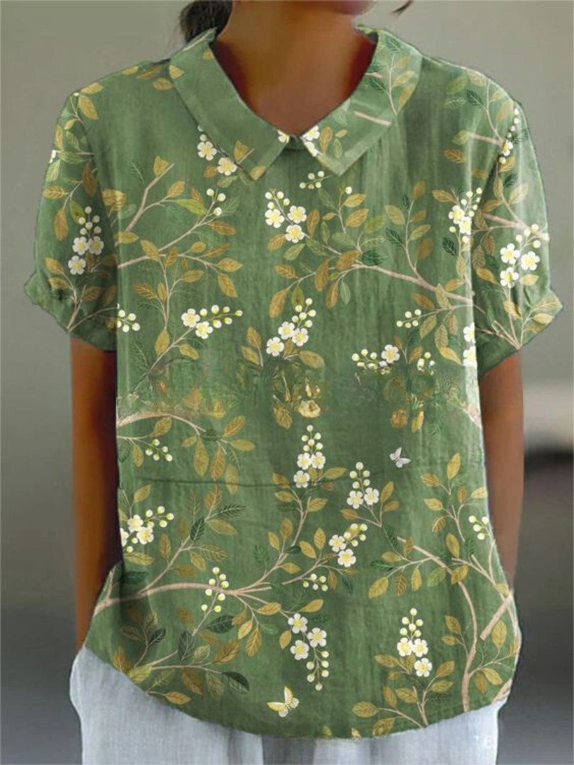 Carla - Camisa floral elegante