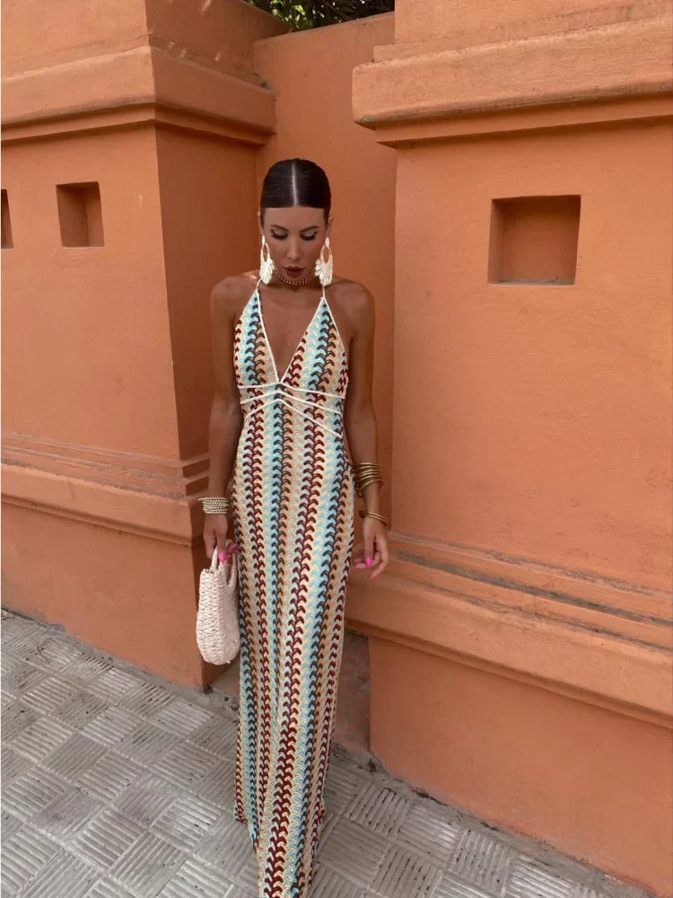 Denisa - Vestido con escote en V
