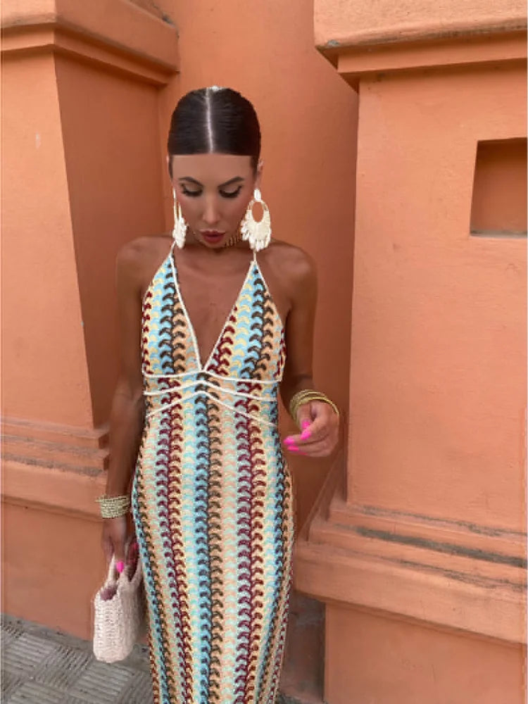 Rosana - Vestido con espalda descubierta