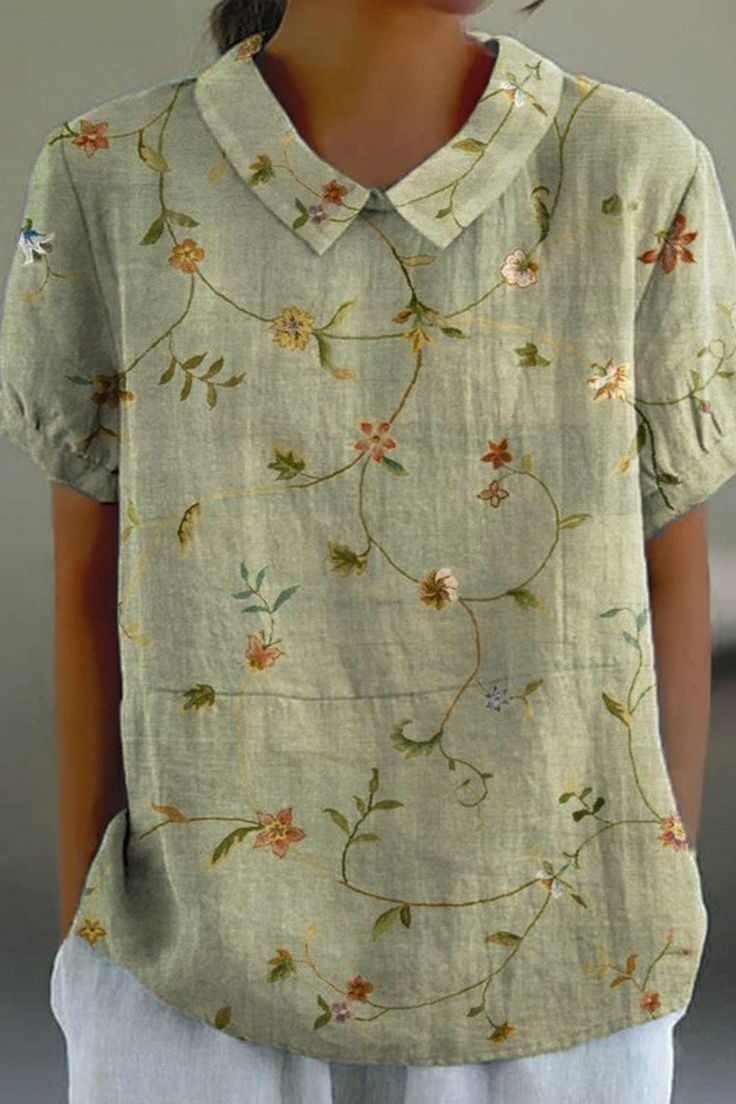 Carla - Camisa floral elegante
