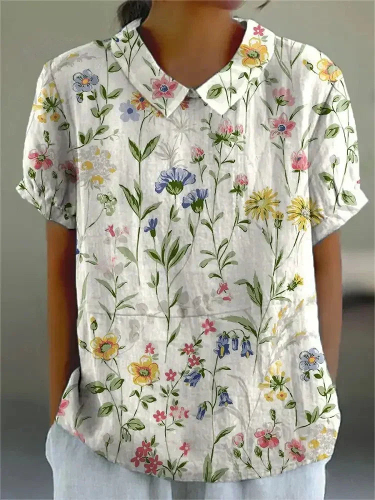 Carla - Camisa floral elegante