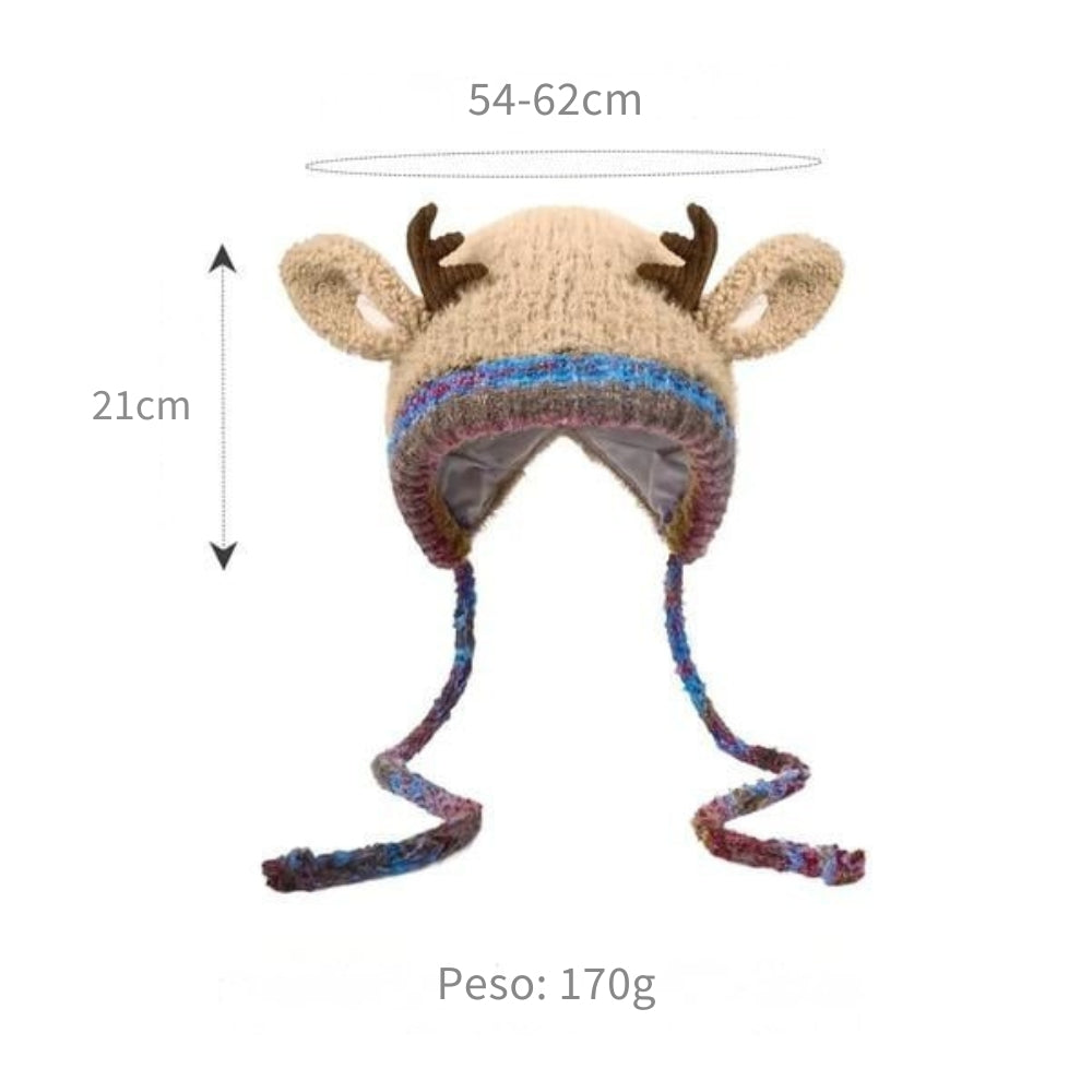 🎁 OFERTA NAVIDAD 🎄 RenoFest™ – Gorro Navideño con Cuernos de Reno