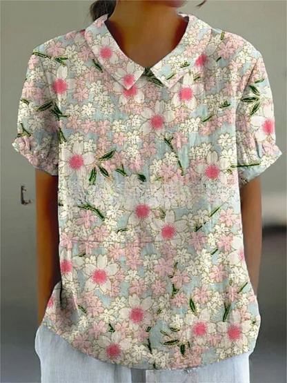Carla - Camisa floral elegante