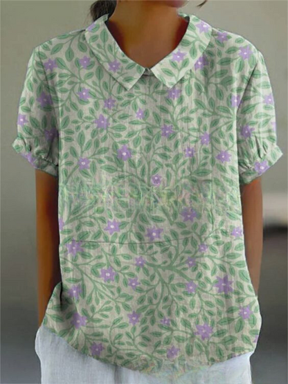 Carla - Camisa floral elegante
