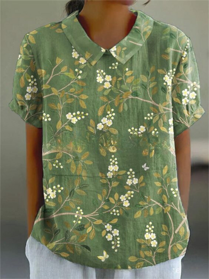 Carla - Camisa floral elegante