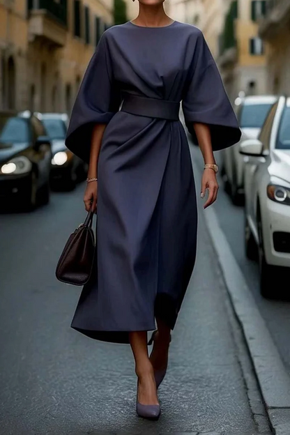París | Vestido largo de noche con cinturón