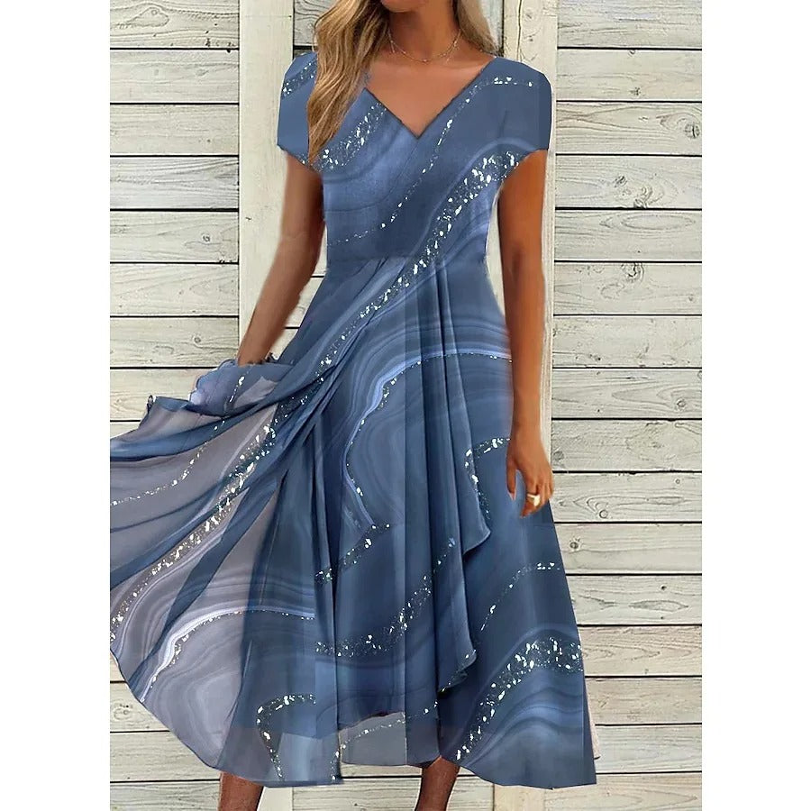 Camelia | Vestido con cuello en V