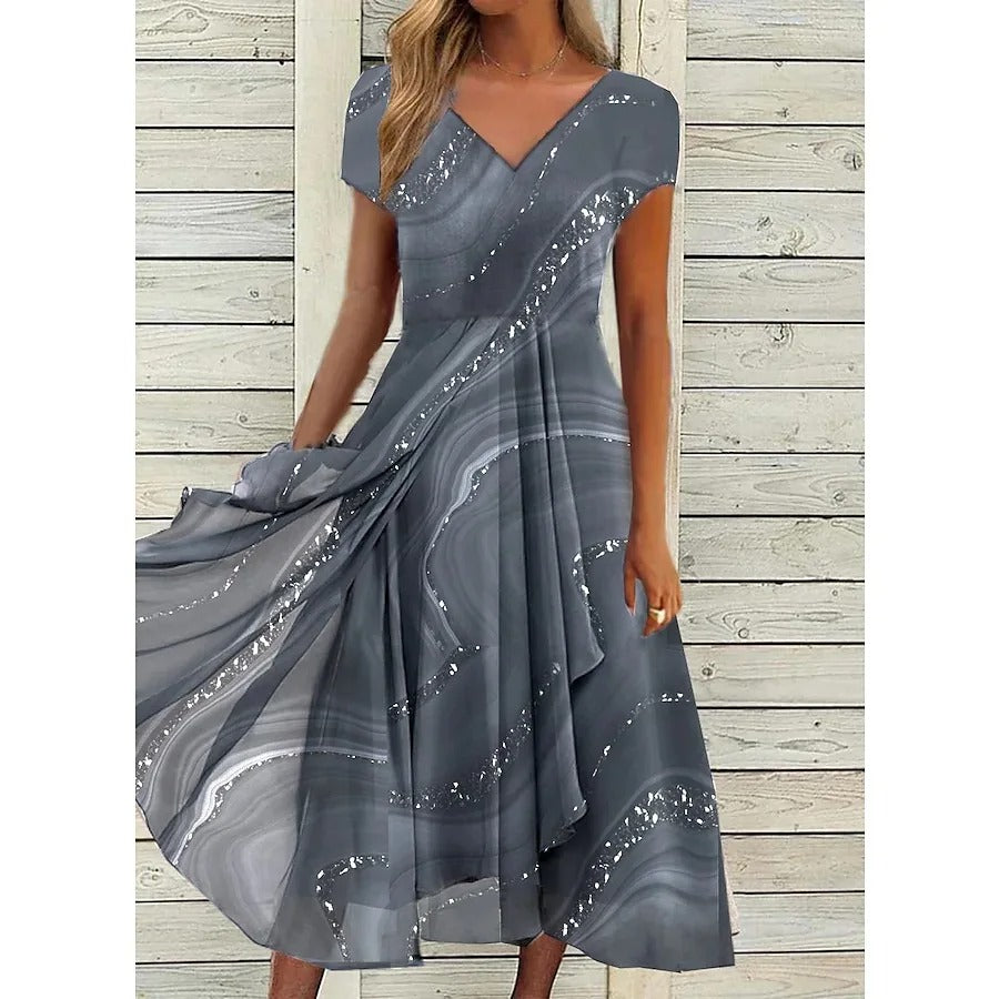 Camelia | Vestido con cuello en V