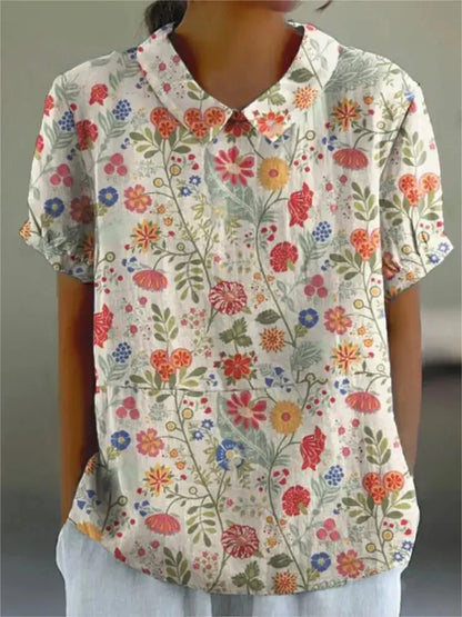 Carla - Camisa floral elegante